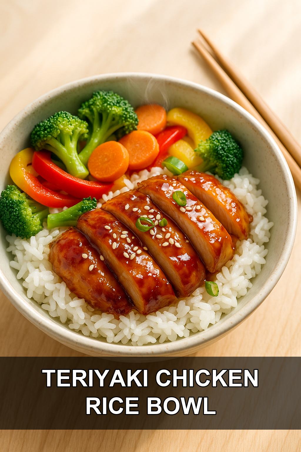 15-Minute Easy Teriyaki Chicken Rice Bowl Dinner Magic