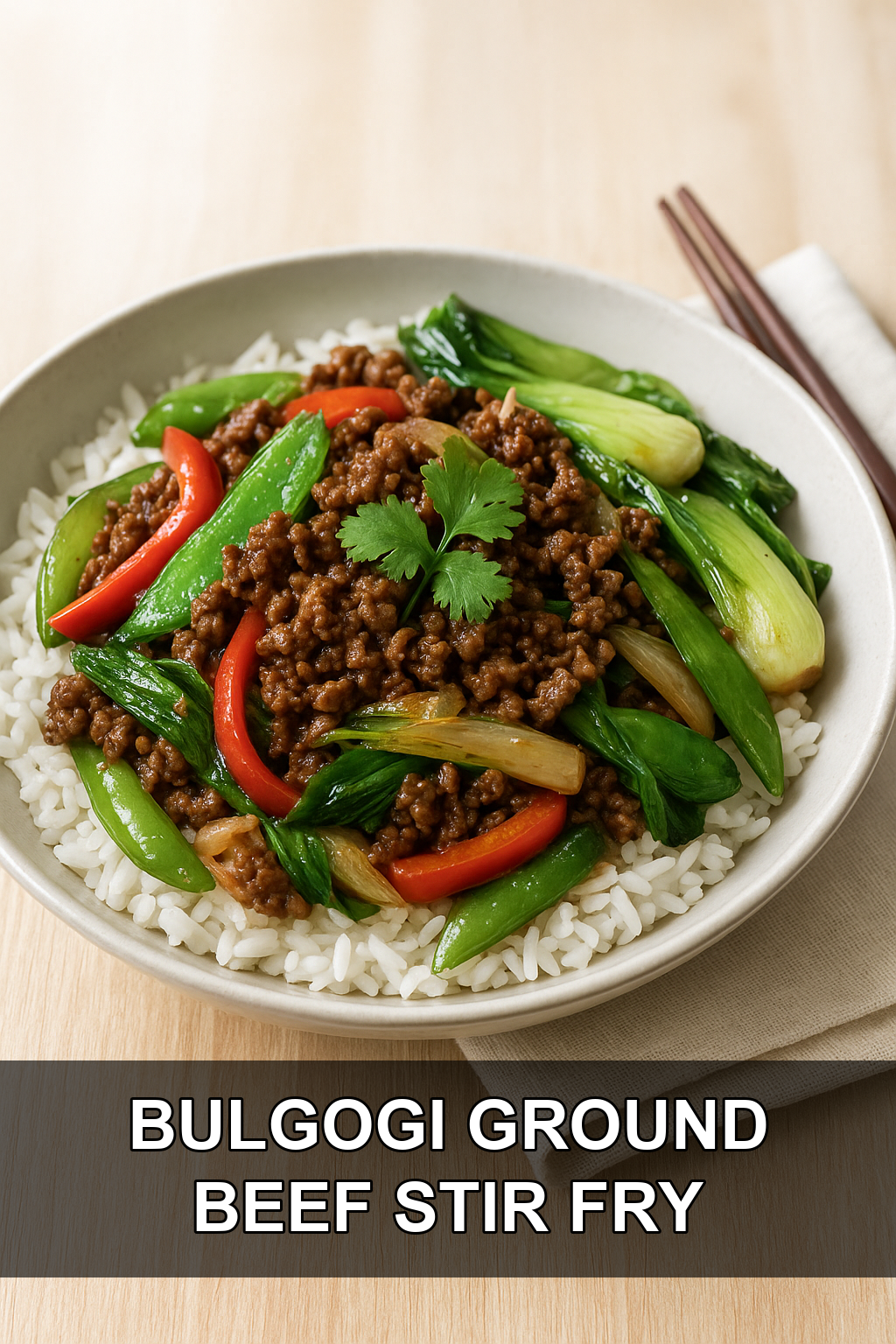 30-Minute Bulgogi Ground Beef Stir Fry (Budget-Friendly Korean-Inspired Dinner)