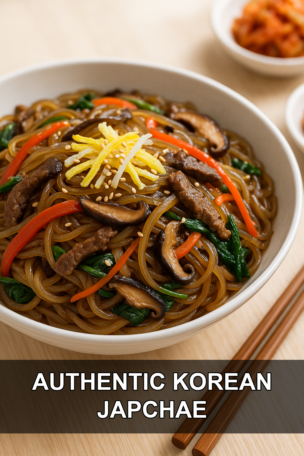 Authentic Japchae Recipe: Korean Glass Noodle Stir Fry