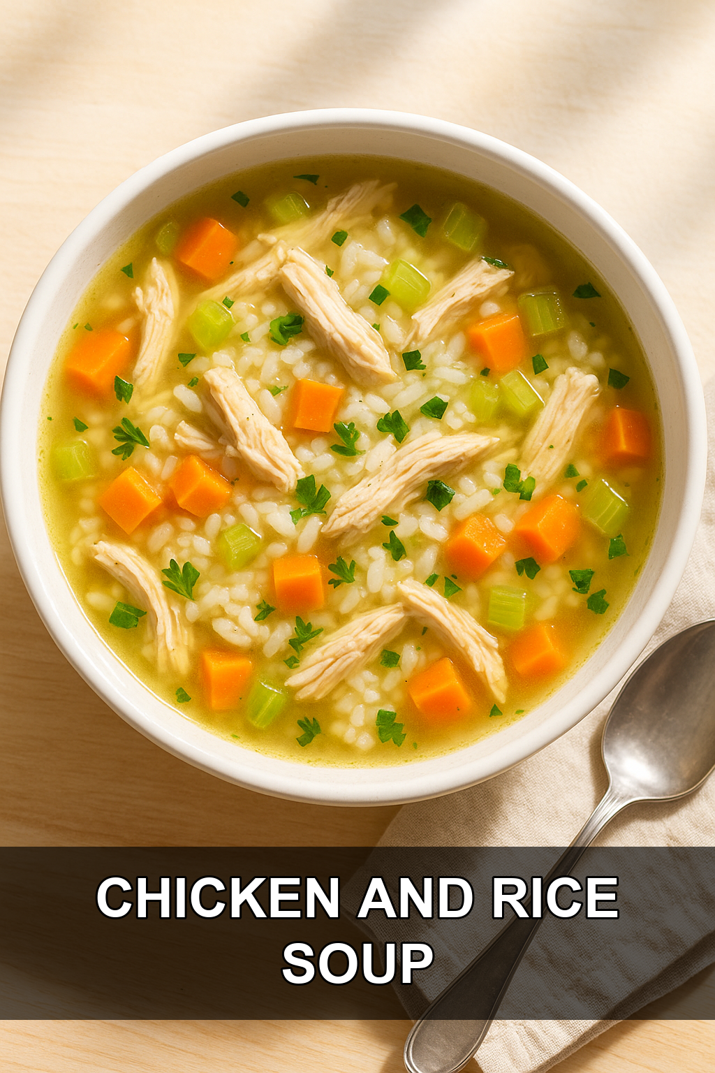Classic Chicken and Rice Soup (Homemade Comfort in a Bowl)