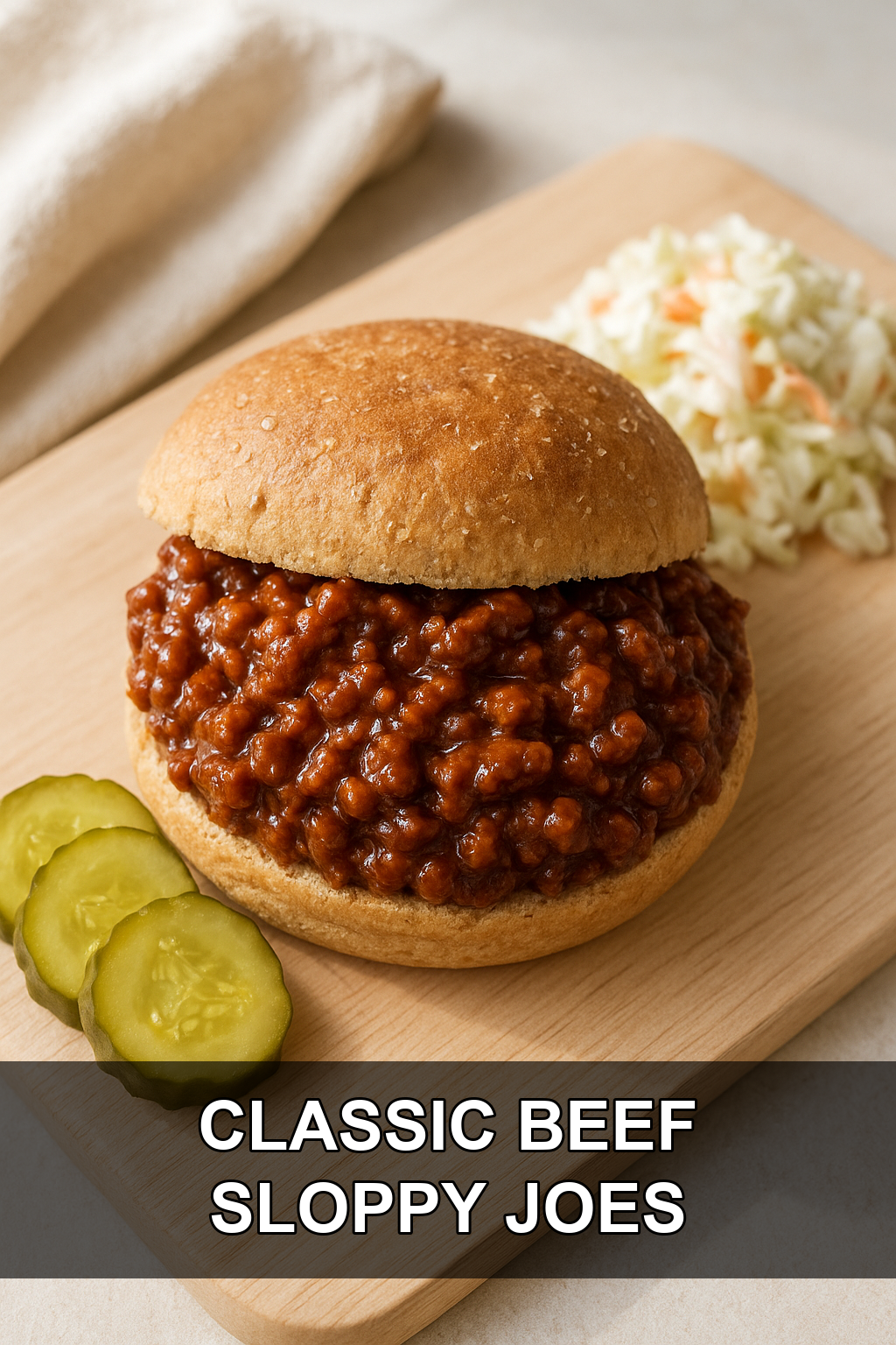 Classic Beef Sloppy Joes (Easy 30-Minute Family Recipe)