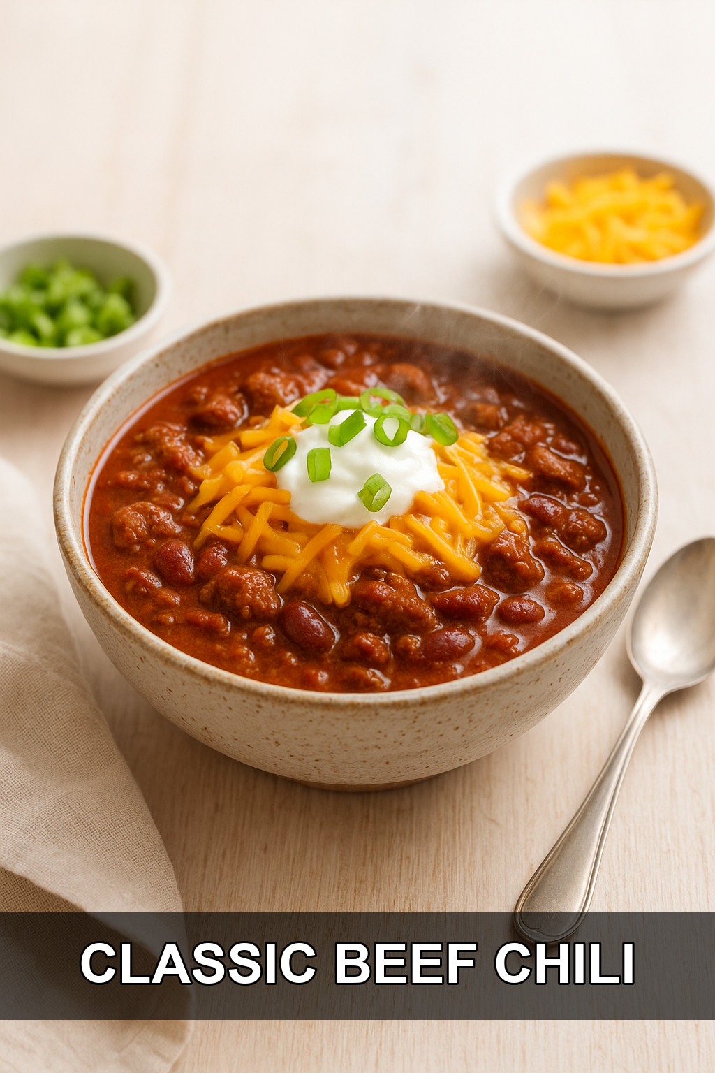 Classic Chili Recipe (Easy One-Pot Comfort Food)