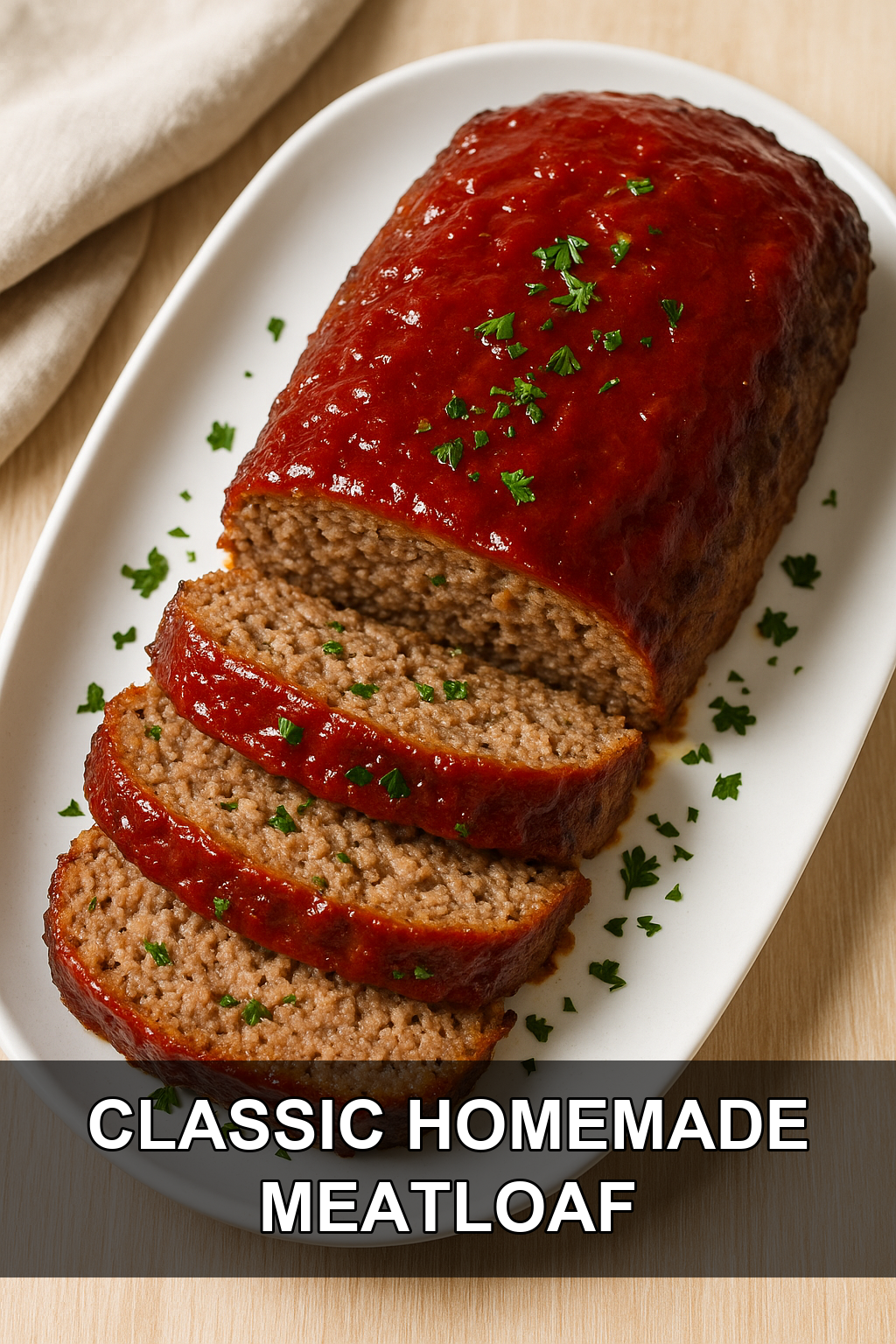 Classic Homemade Meatloaf Recipe with Sweet & Tangy Glaze