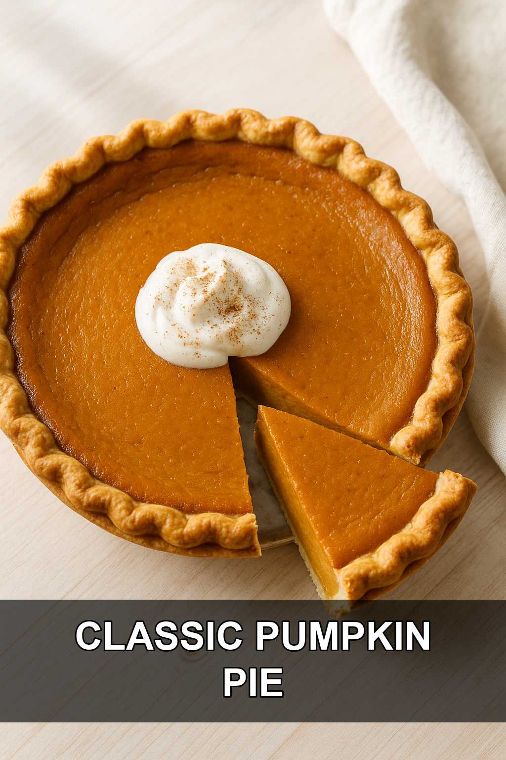 Classic Pumpkin Pie Recipe (The Perfect Fall Dessert)