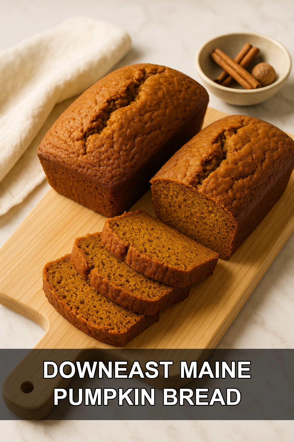 Downeast Maine Pumpkin Bread Recipe (Classic New England Favorite)