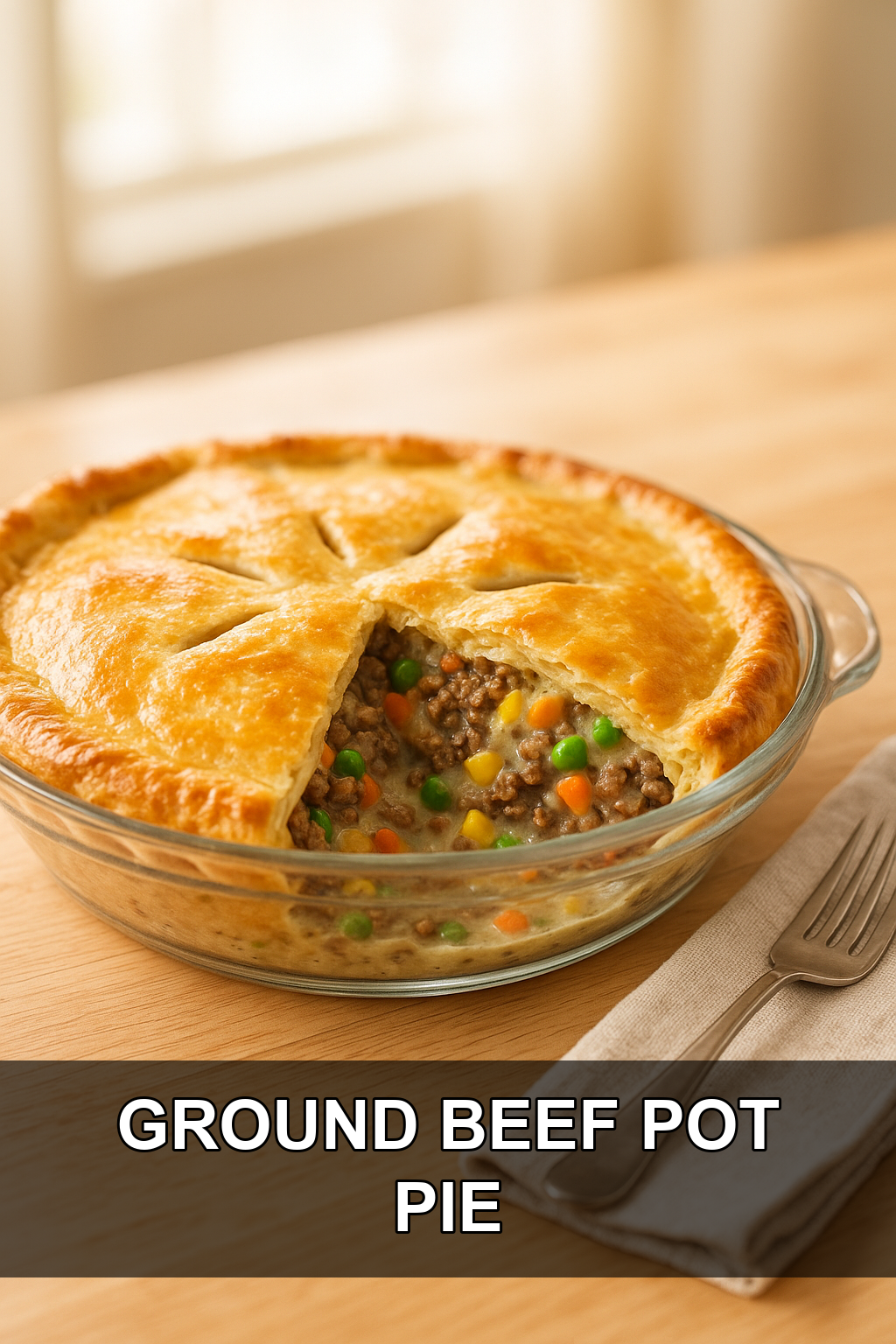 Easy Ground Beef Pot Pie Recipe
