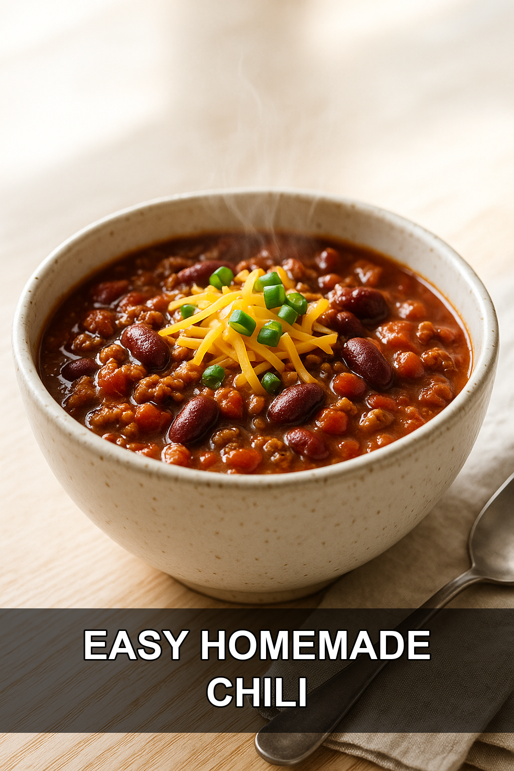Easy Homemade Chili (Ready in 30 Minutes!)