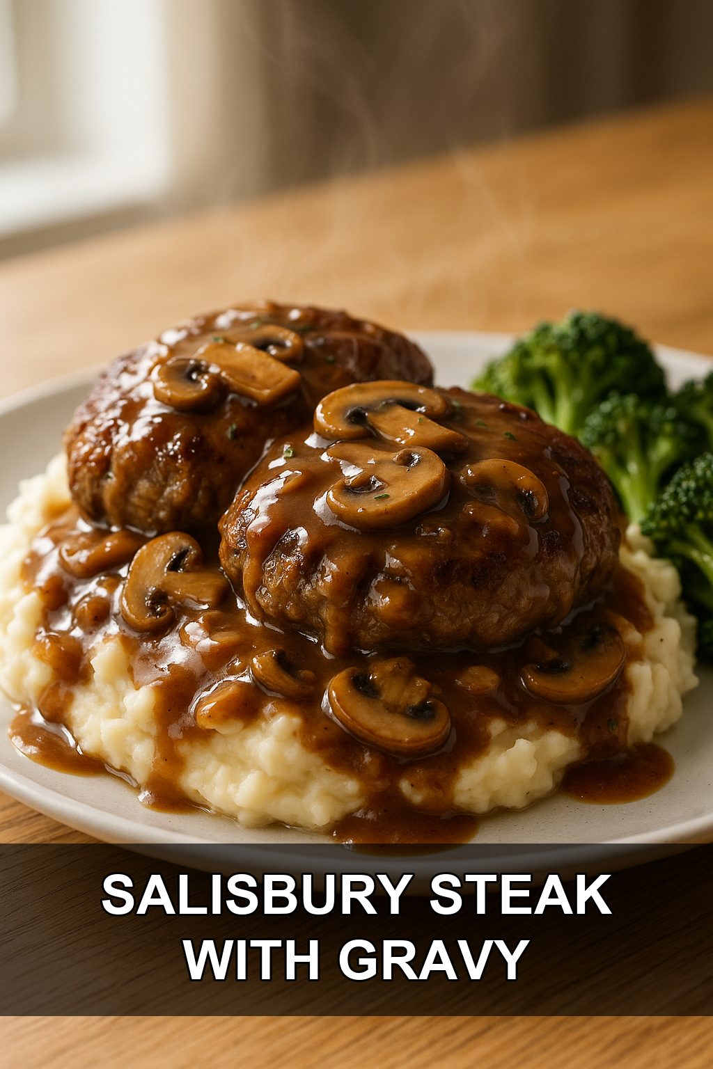 Easy Homemade Salisbury Steak with Mushroom Gravy
