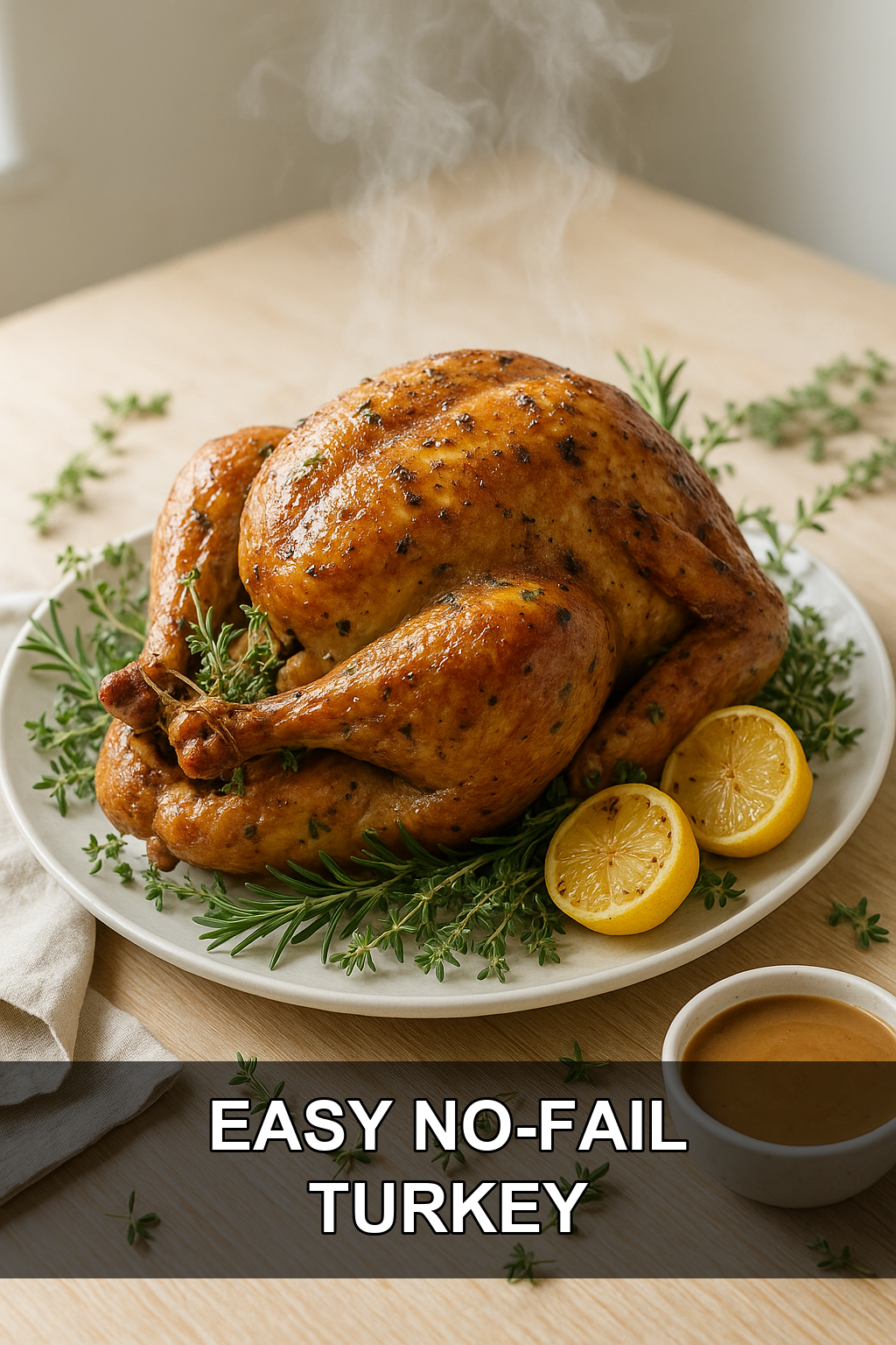 Easy Thanksgiving Turkey (Best No-Fail Recipe)