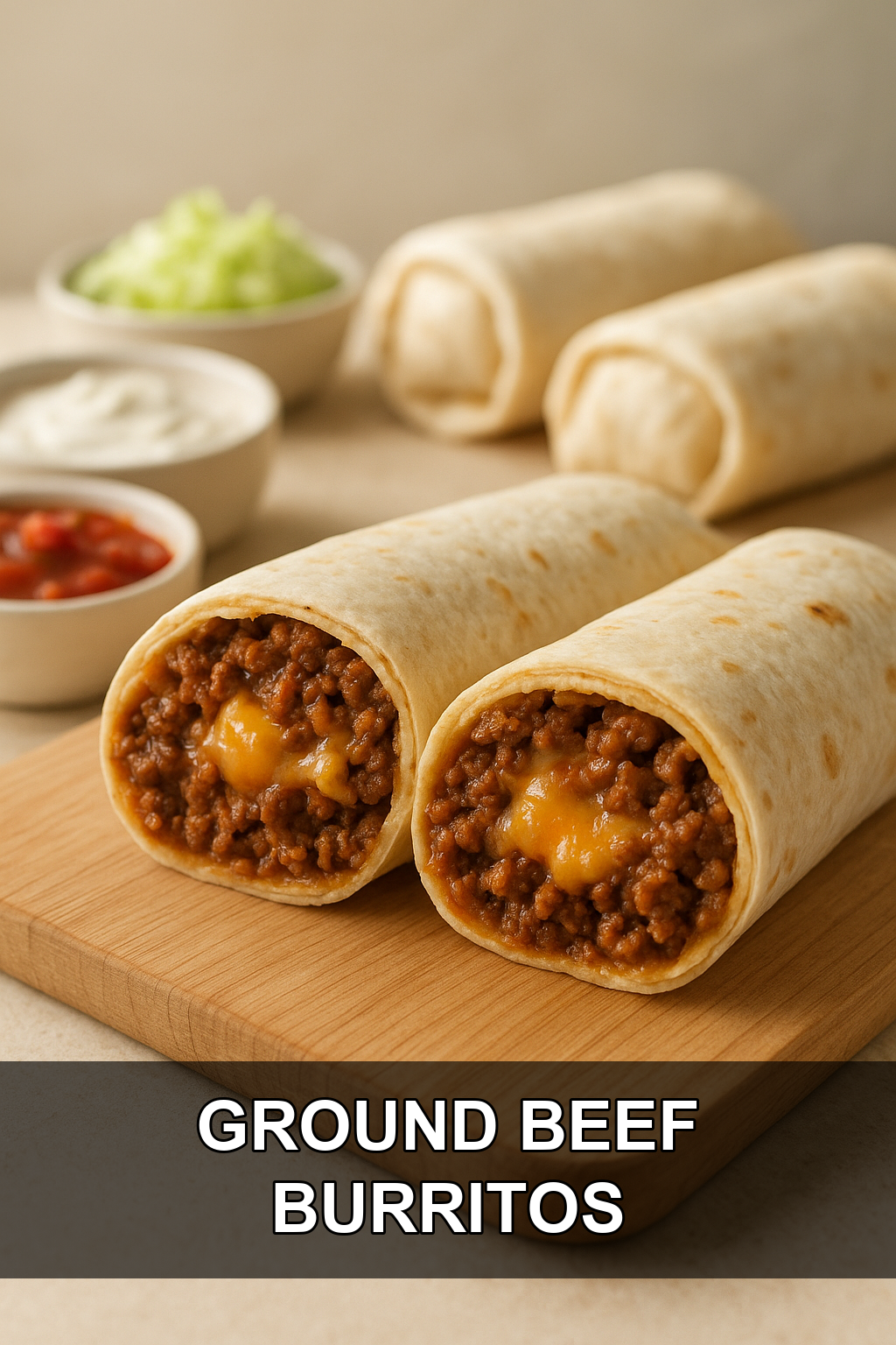 Easy Weeknight Ground Beef Burritos (Ready in 30 Minutes!)