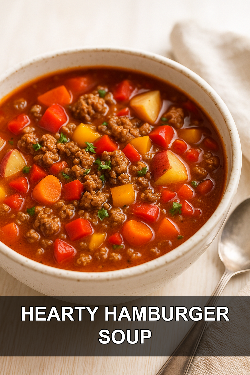 Hearty Hamburger Soup Recipe (Big-Batch & Budget-Friendly)