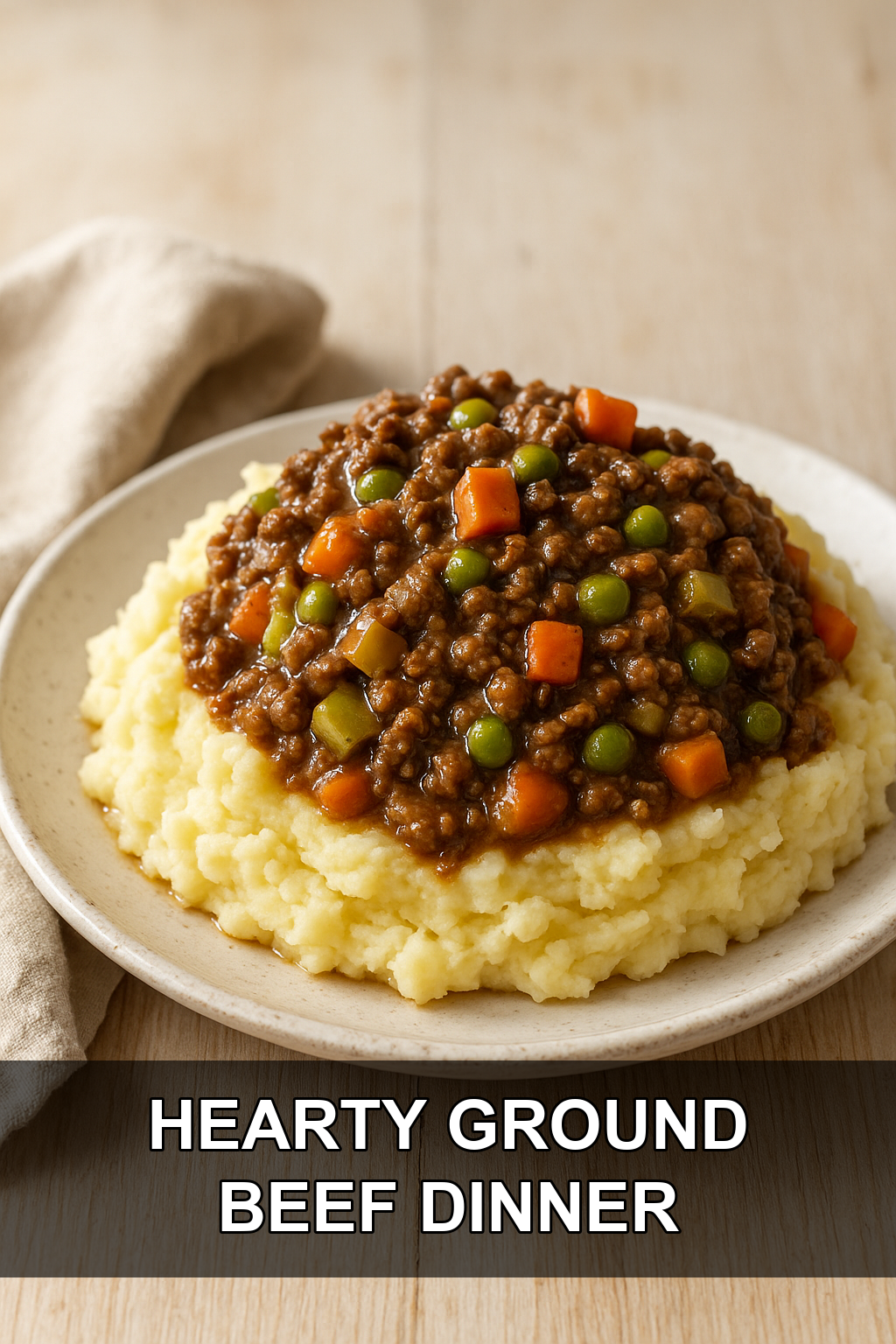 Hearty Ground Beef Dinner for a Large Family (Meat & Potatoes Comfort Food)