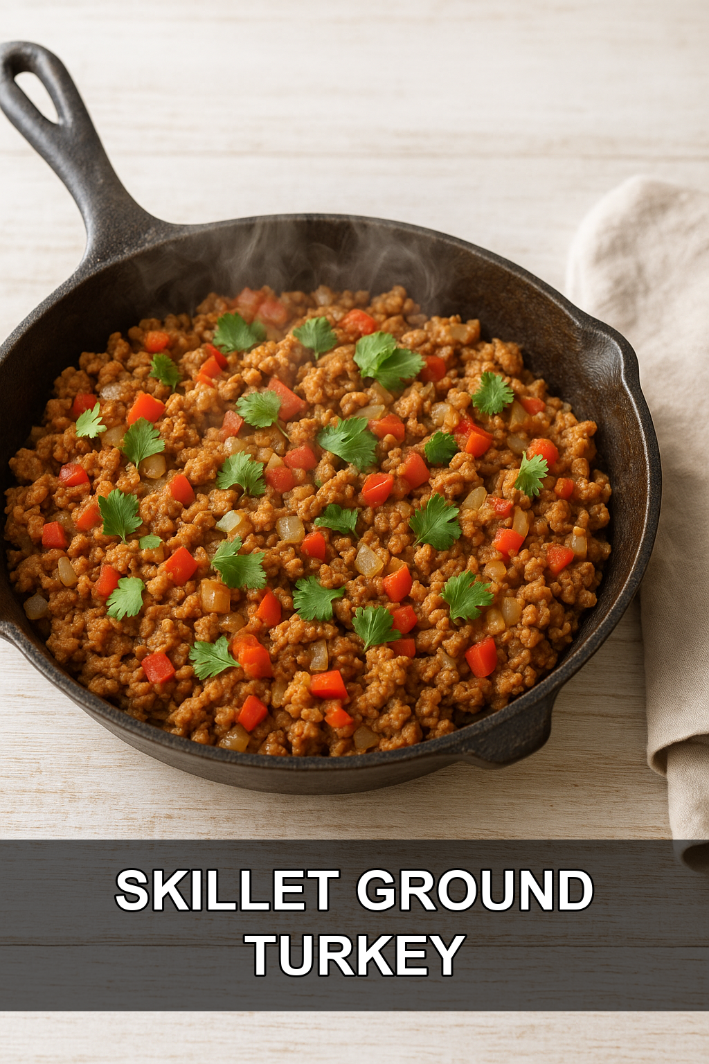 Homemade Ground Turkey Recipe (Quick & Flavorful Skillet Dinner)