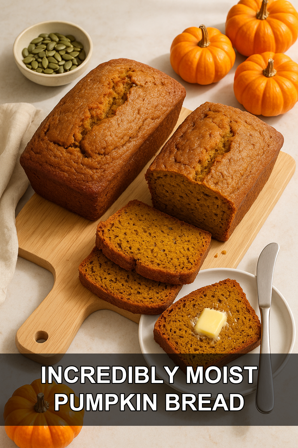 Incredibly Moist Pumpkin Bread Recipe
