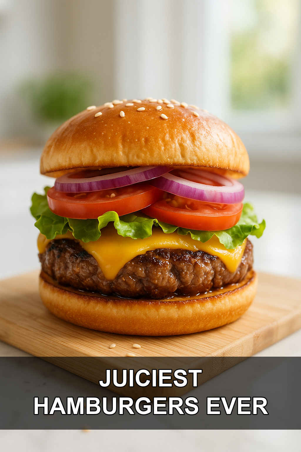 Juiciest Hamburgers Ever (Grilled to Perfection)