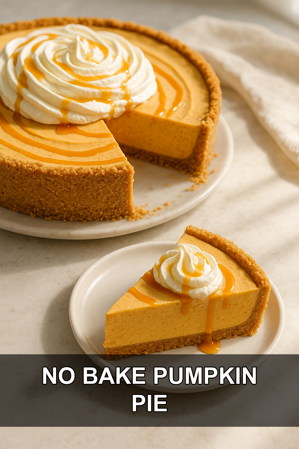 No Bake Pumpkin Pie (Low Carb & Keto Friendly)