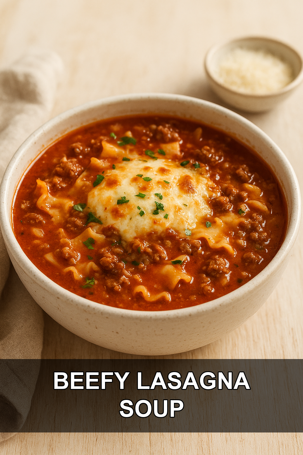 One-Pot Beefy Lasagna Soup (Easy & Budget-Friendly)