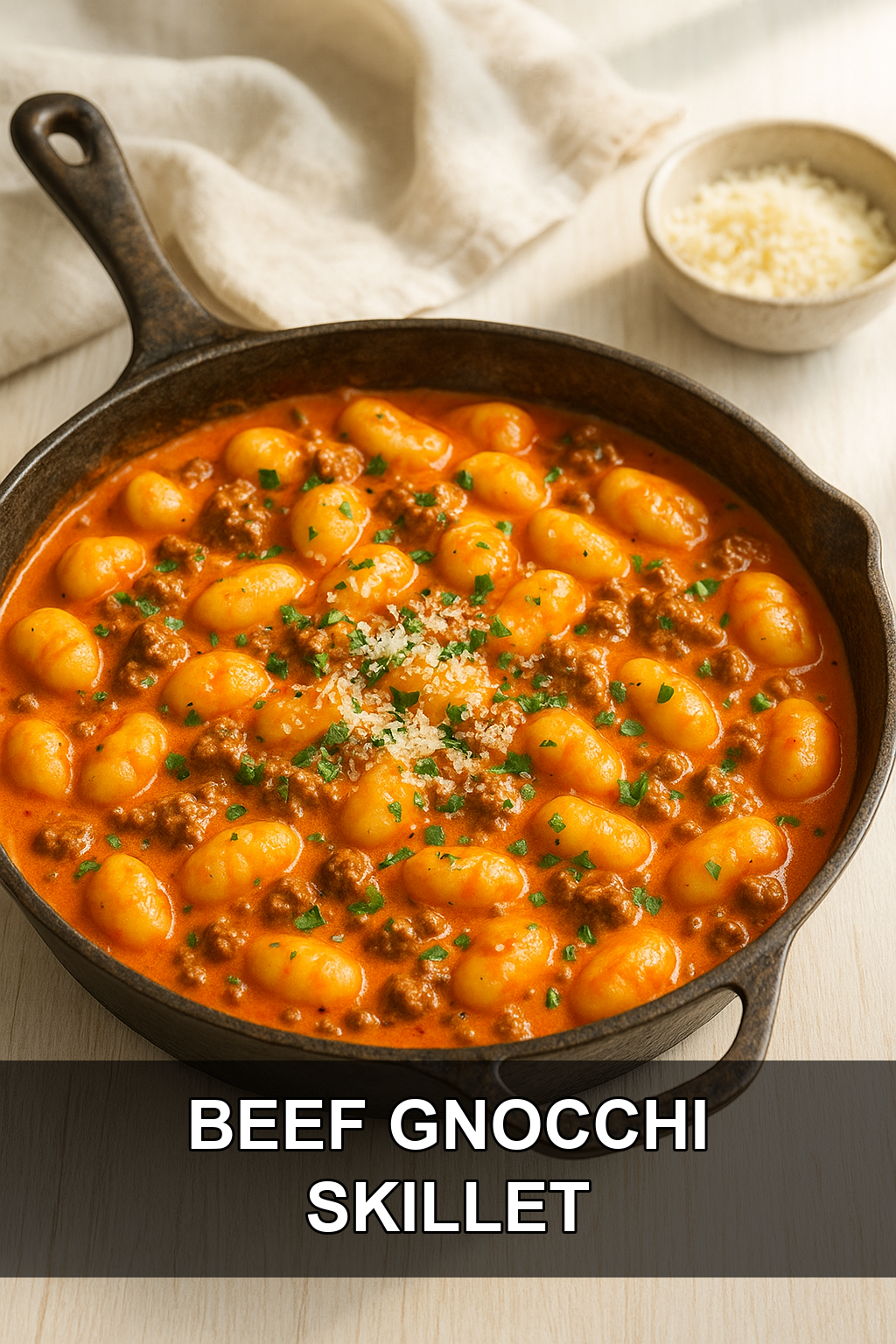 Quick Beef Gnocchi Skillet Recipe (Ready in 30 Minutes!)
