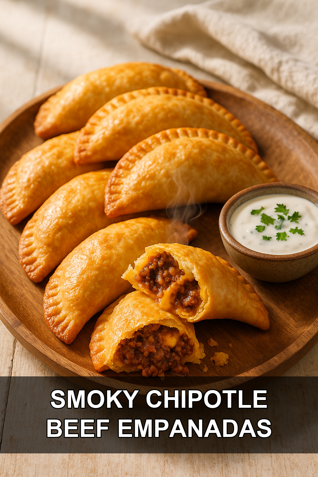 Smoky Chipotle Beef Empanadas with Crispy Golden Crust