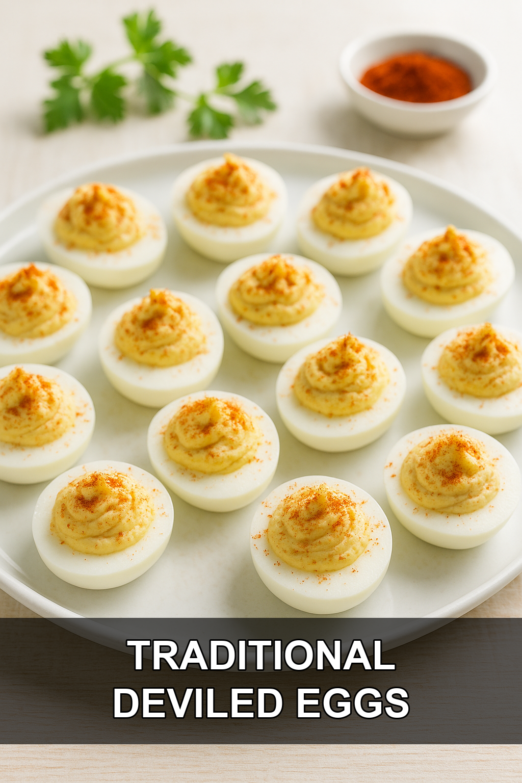 Traditional Deviled Eggs Recipe (Classic & Easy)