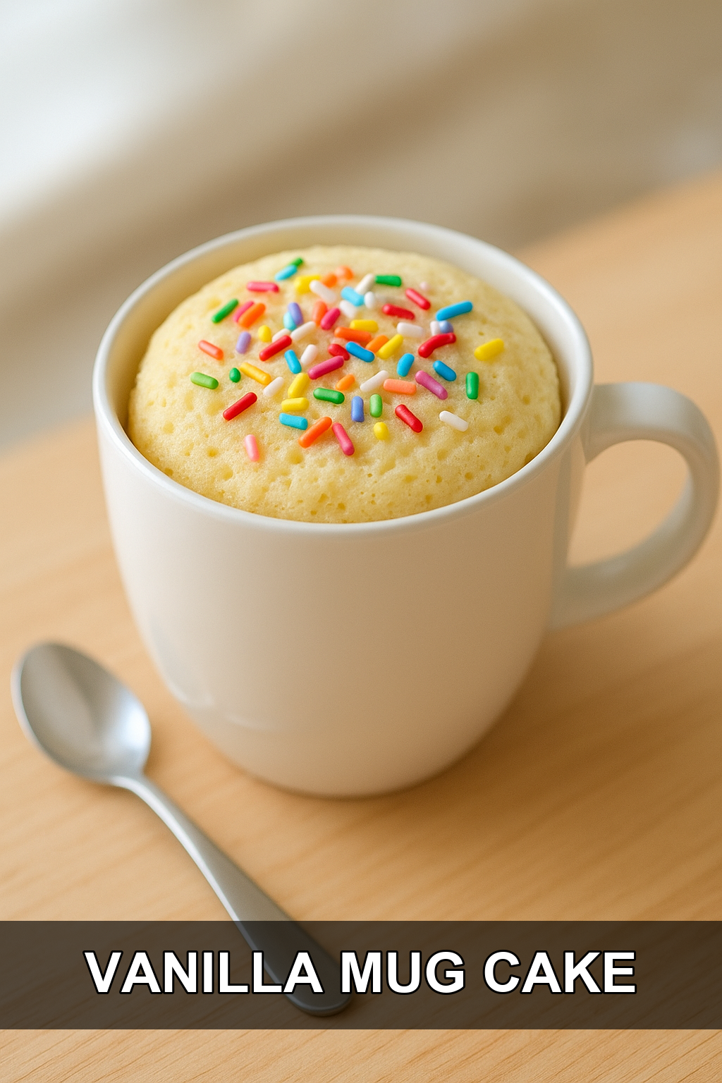 Vanilla Mug Cake Recipe (Ready in 3 Minutes!)