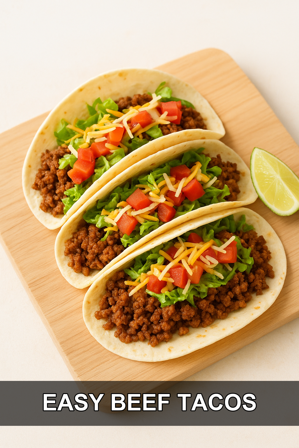Beef Tacos: The Easiest Dinner Idea