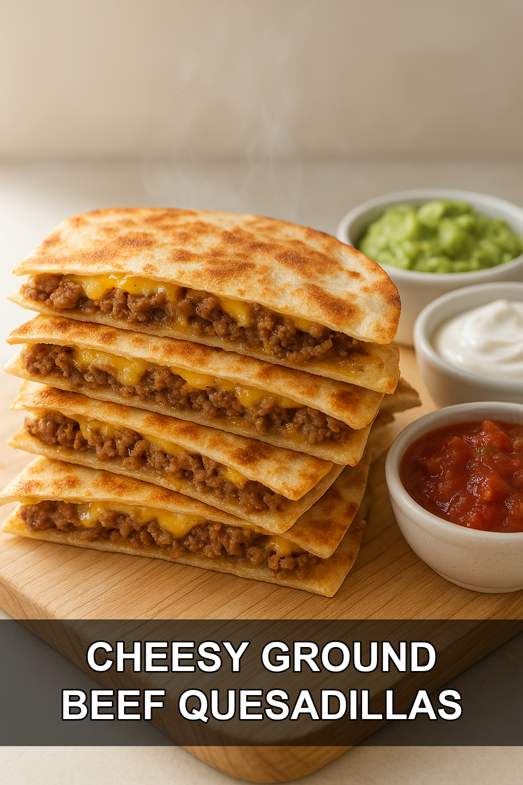 Cheesy Ground Beef Quesadillas (Quick & Budget-Friendly Family Dinner)