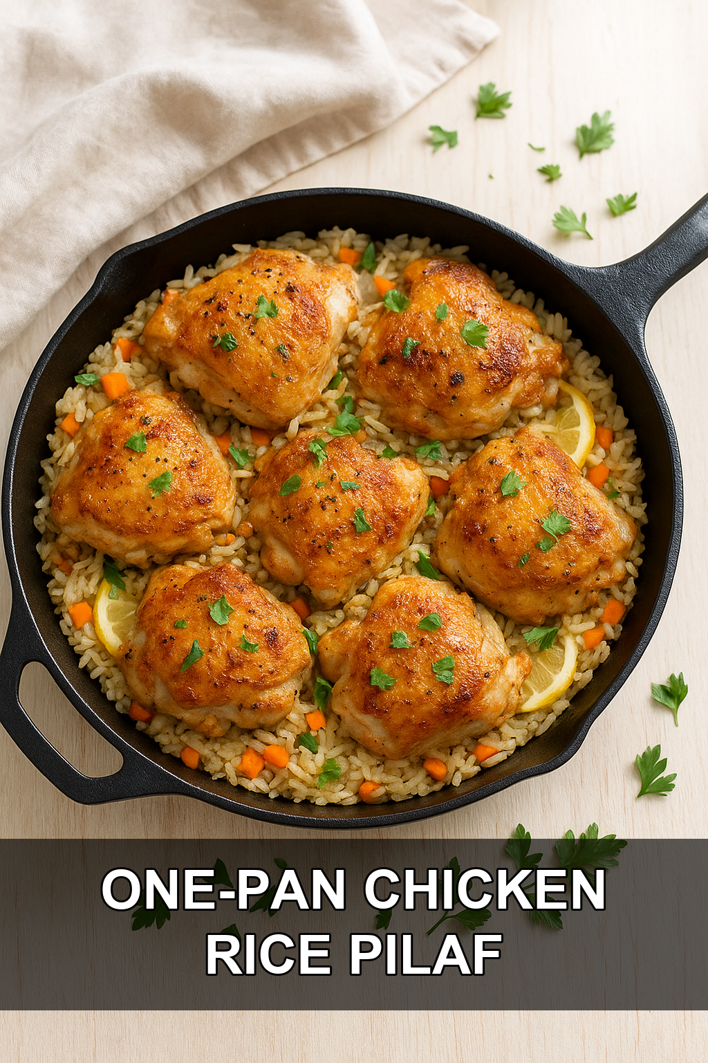 Chicken Rice Pilaf: Perfect One-Pan Dinner