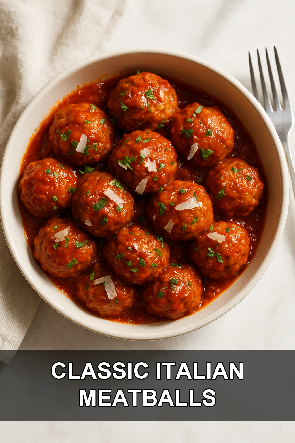 Classic Italian Meatballs (Tender and Juicy)