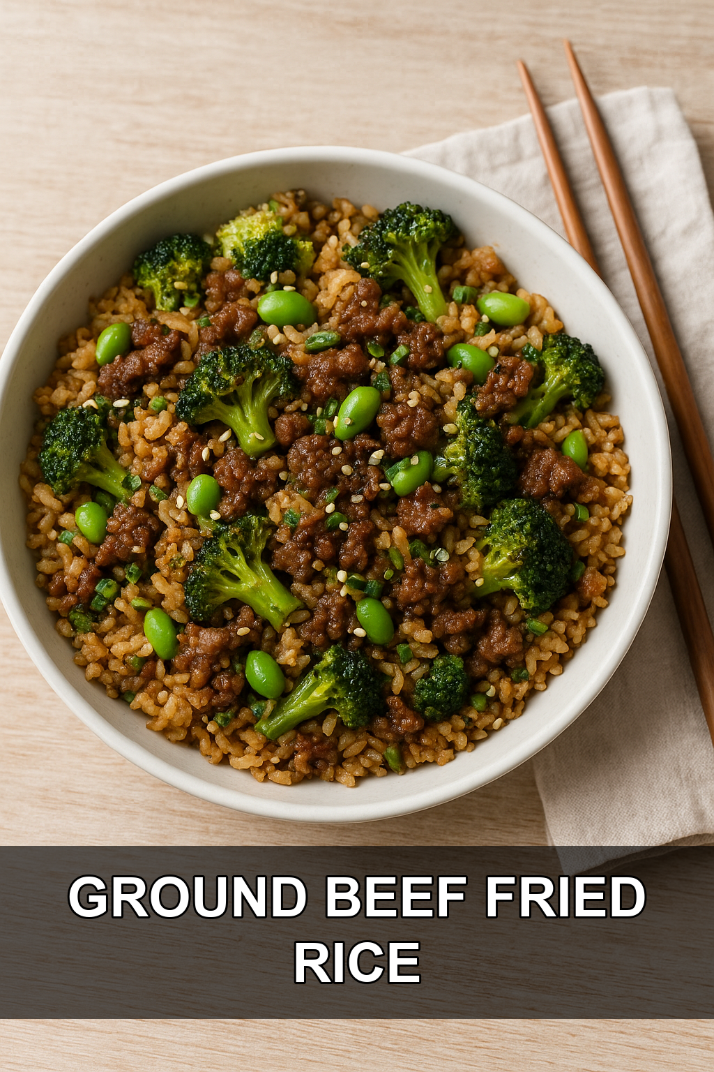 Ground Beef and Broccoli Fried Rice (Better Than Takeout!)