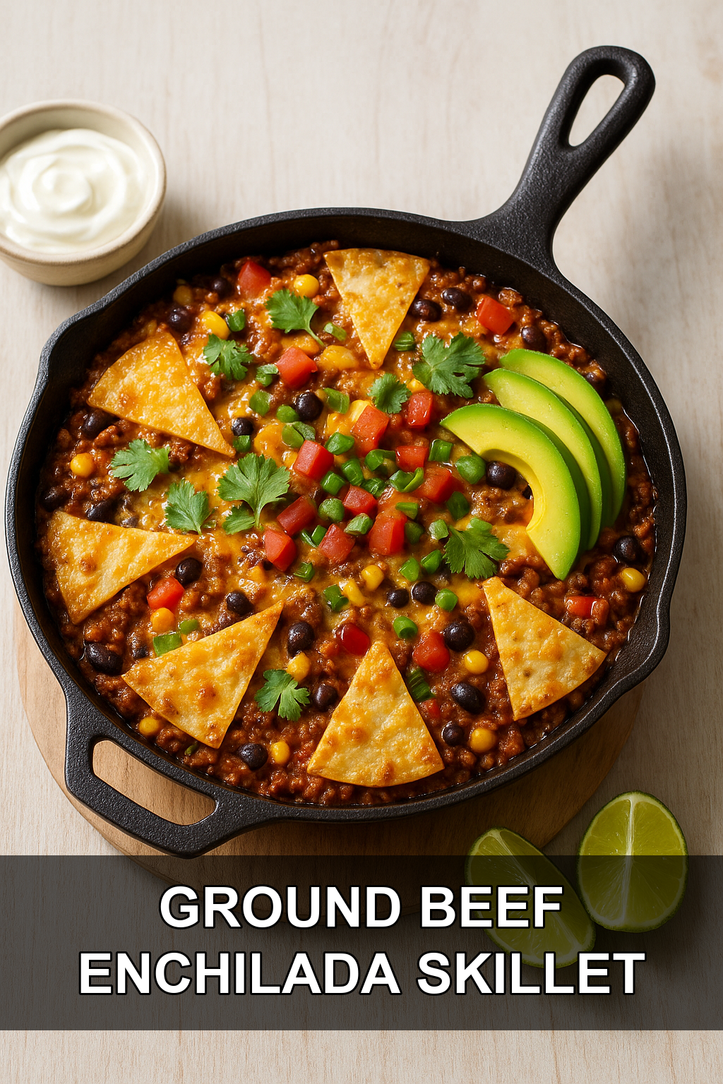 Ground Beef Enchilada Skillet (One-Pan Family Dinner)