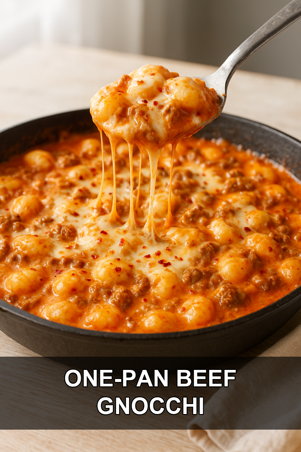 One-Pan Ground Beef Gnocchi (Ready in 30 Minutes!)