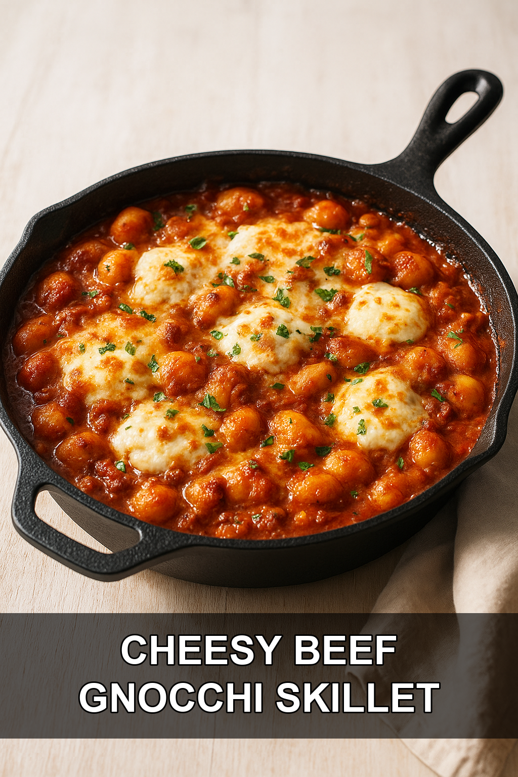 Ground Beef Gnocchi Skillet (One-Pan, 30-Minute Family Dinner)