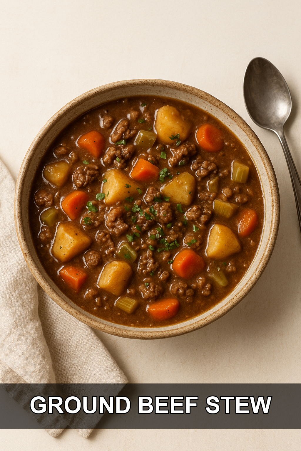 Ground Beef Stew Recipe (Hearty, Budget-Friendly & Family-Approved)
