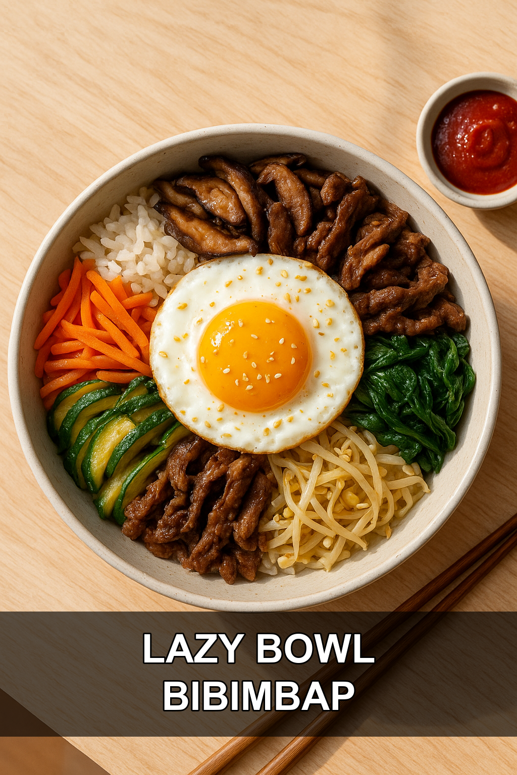 Korean Bibimbap Recipe: Get Our Lazy Bowl Version