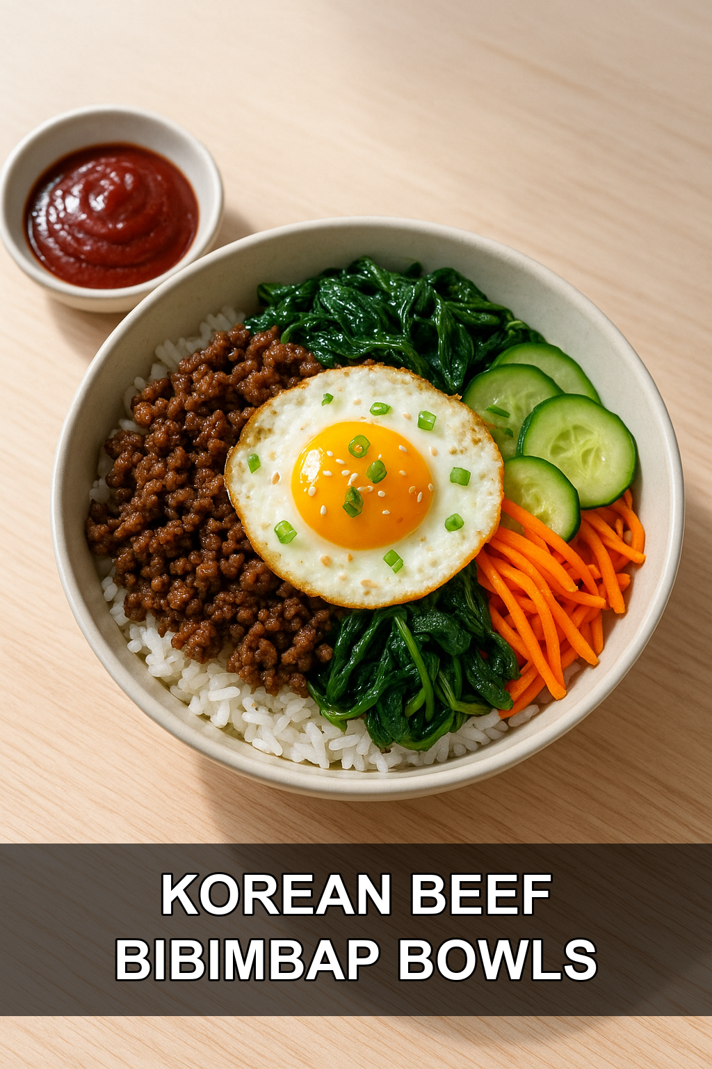 Korean Ground Beef Bibimbap Bowls (Easy & Budget-Friendly)
