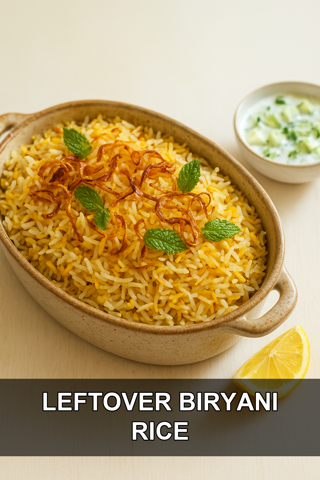 Leftover Biryani Rice:  Transform Your Dinner Tonight