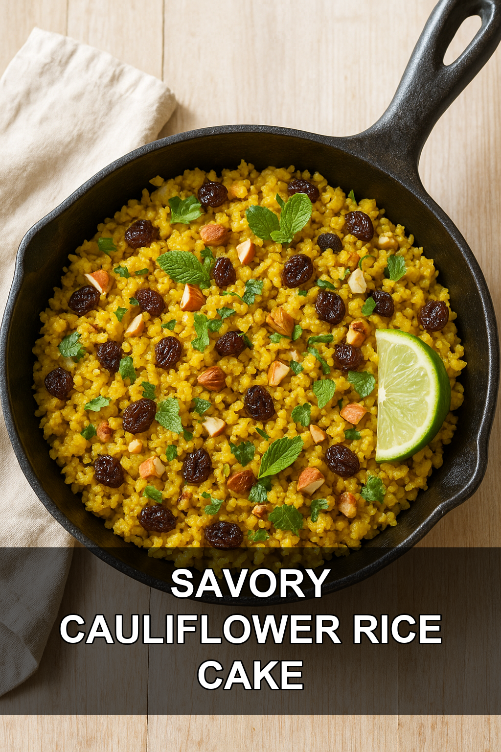 Leftover Cauliflower Rice: Savory Cake Recipe Inside