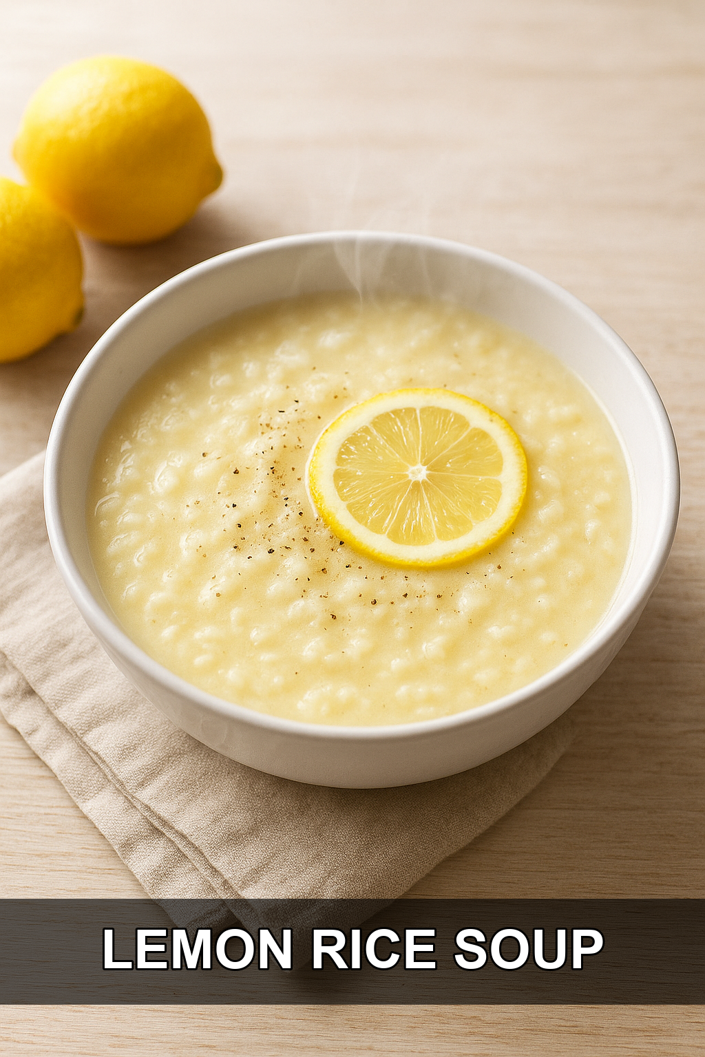 Lemon Rice Soup Recipe: A Bright and Tangy Delight