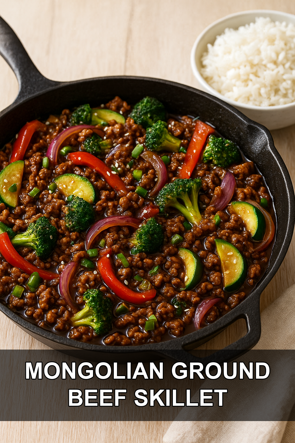 Mongolian Ground Beef and Vegetables (Quick & Budget-Friendly)